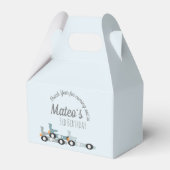 Retro Racecars Moon Stars van drie partijen Bedankdoosjes (Voorkant Zijde)