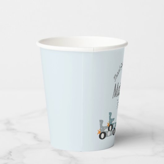 Retro Racecars Moon Stars van drie partijen Papieren Bekers (Rechts)