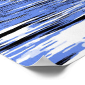 Retro-racePoster voor motorfietsen Poster (Hoek)