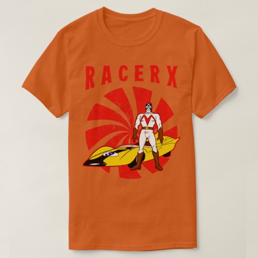 Retro Racer X T-shirt (Design voorkant)