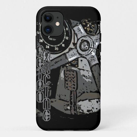 Retro Racing oldtimer — Grafisch ontwerp Case-Mate iPhone Case (Achterkant)