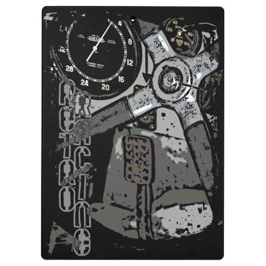 Retro Racing oldtimer — Grafisch ontwerp Klembord (Achterkant)