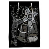 Retro Racing oldtimer — Grafisch ontwerp Medium Cadeauzakje (Achterkant)