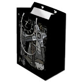 Retro Racing oldtimer — Grafisch ontwerp Medium Cadeauzakje (Achterkant Gekanteld)