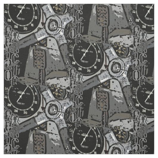 Retro Racing oldtimer — Grafisch ontwerp Stof (Swatch)