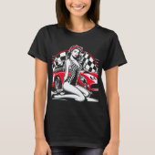 Retro Racing Pin-up T-shirt (Voorkant)