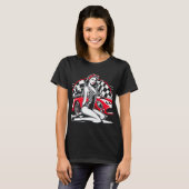 Retro Racing Pin-up T-shirt (Voorkant volledig)