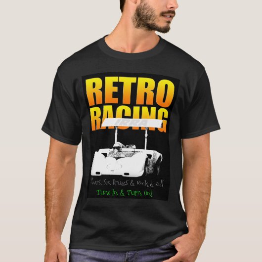 Retro Racing T Shirt (Voorkant)