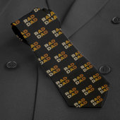 Retro Rad Papa Patroon Zwart Stropdas