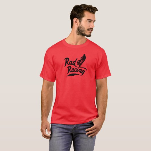 retro rad race bmx t-shirt (Voorkant volledig)