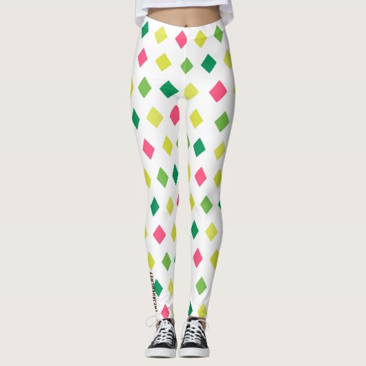 Retro Radiance Diamanten Leggings (Voorkant)