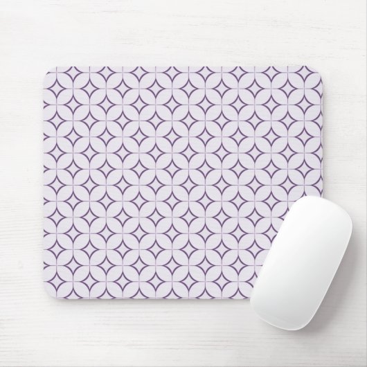 Retro Radiance Mousepad, Eggplant Muismat (Met muis)