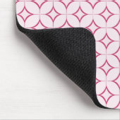 Retro Radiance Mousepad, Magenta Muismat (Hoek)