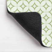 Retro Radiance Mousepad, Olive Green Muismat (Hoek)