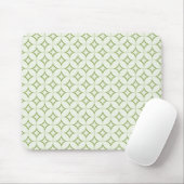 Retro Radiance Mousepad, Olive Green Muismat (Met muis)