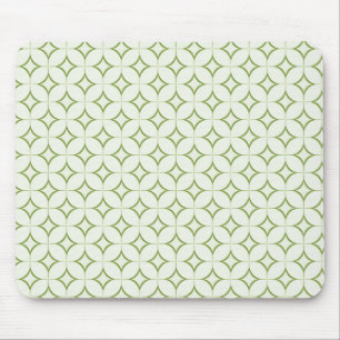 Retro Radiance Mousepad, Olive Green Muismat