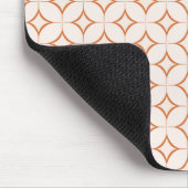 Retro Radiance Mousepad, Sinaasappel Muismat (Hoek)