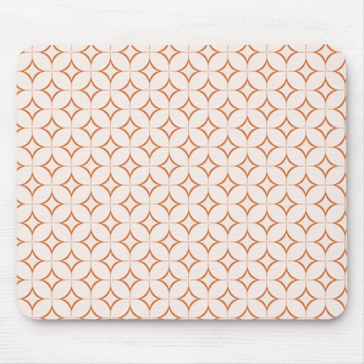Retro Radiance Mousepad, Sinaasappel Muismat (Voorkant)