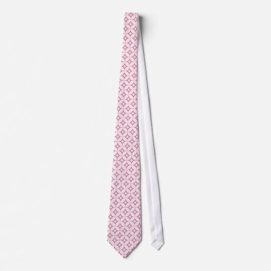Retro Radiance Stropdas, roze Stropdas (Voorkant)