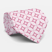 Retro Radiance Stropdas, roze Stropdas (Opgerold)