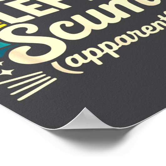 Retro Radical Left S Apparently Litical Sarcastic  Poster (Hoek)