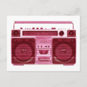 retro radio briefkaart (Voorkant)