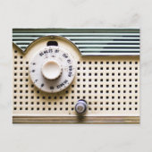 Retro radio briefkaart (Voorkant)