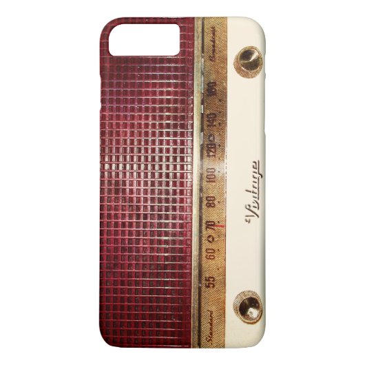 Retro radio Case-Mate iPhone case (Achterkant)