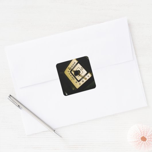 Retro Radio Dial 01 Sticker (Envelop)