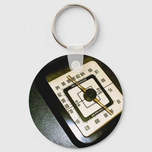 Retro Radio Dial 03 Sleutelhanger (Voorkant)