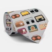 retro radio elegant  hipster stijve stropdas (Opgerold)