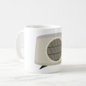 Retro  radio Mid-Century Modern Audio Koffiemok (Voorkant links)