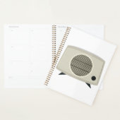 Retro  radio Mid-Century Modern Audio Planner (Display)