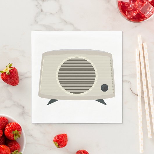 Retro  radio Mid-Century Modern Audio Servet