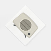 Retro  radio Mid-Century Modern Audio Servet (Hoek)