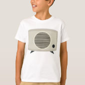 Retro  radio Mid-Century Modern Audio T-shirt (Voorkant)