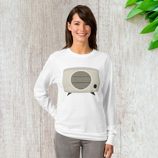 Retro  radio Mid-Century Modern Audio T-shirt