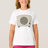 Retro  radio Mid-Century Modern Audio T-shirt (Voorkant)