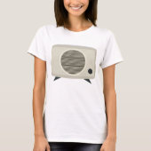 Retro  radio Mid-Century Modern Audio T-shirt (Voorkant)