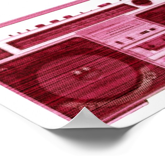 retro radio poster (Hoek)