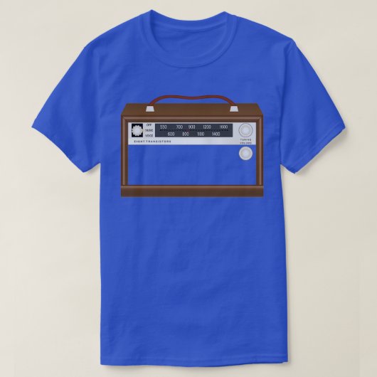 Retro radio  radio 3 t-shirt (Design voorkant)