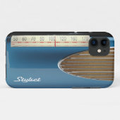 Retro Radio Stylect Mid Century Music Case-Mate iPhone Case (Achterkant (horizontaal))