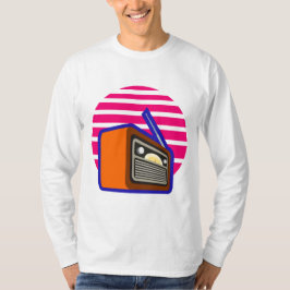Retro Radio T-shirt | Vintage Klassieke Muziek Gra