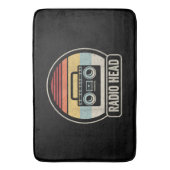 Retro radiokop badmat (Voorkant Verticaal)