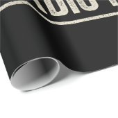 Retro radiokop cadeaupapier (Rol Hoek)