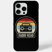 Retro  radiokop Case-Mate iPhone case (Achterkant)