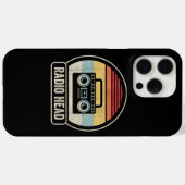 Retro  radiokop Case-Mate iPhone case (Achterkant (horizontaal))