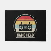 Retro  radiokop deurmat (Voorkant)