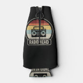 Retro  radiokop flesjeskoeler (Achterkant)