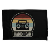 Retro radiokop kussensloop (Voorkant)